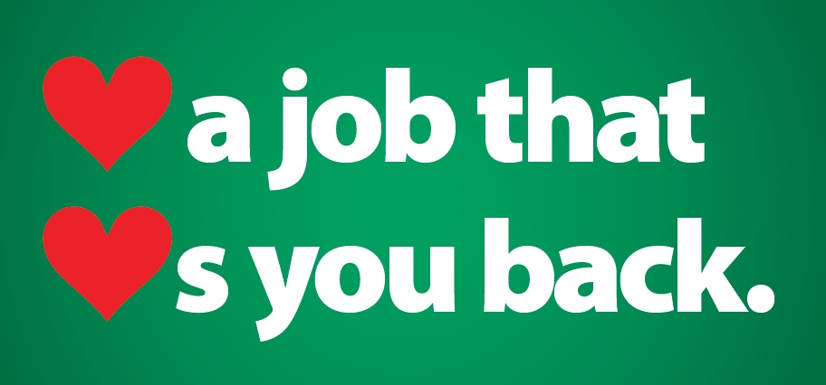 Love a job that loves you back logo